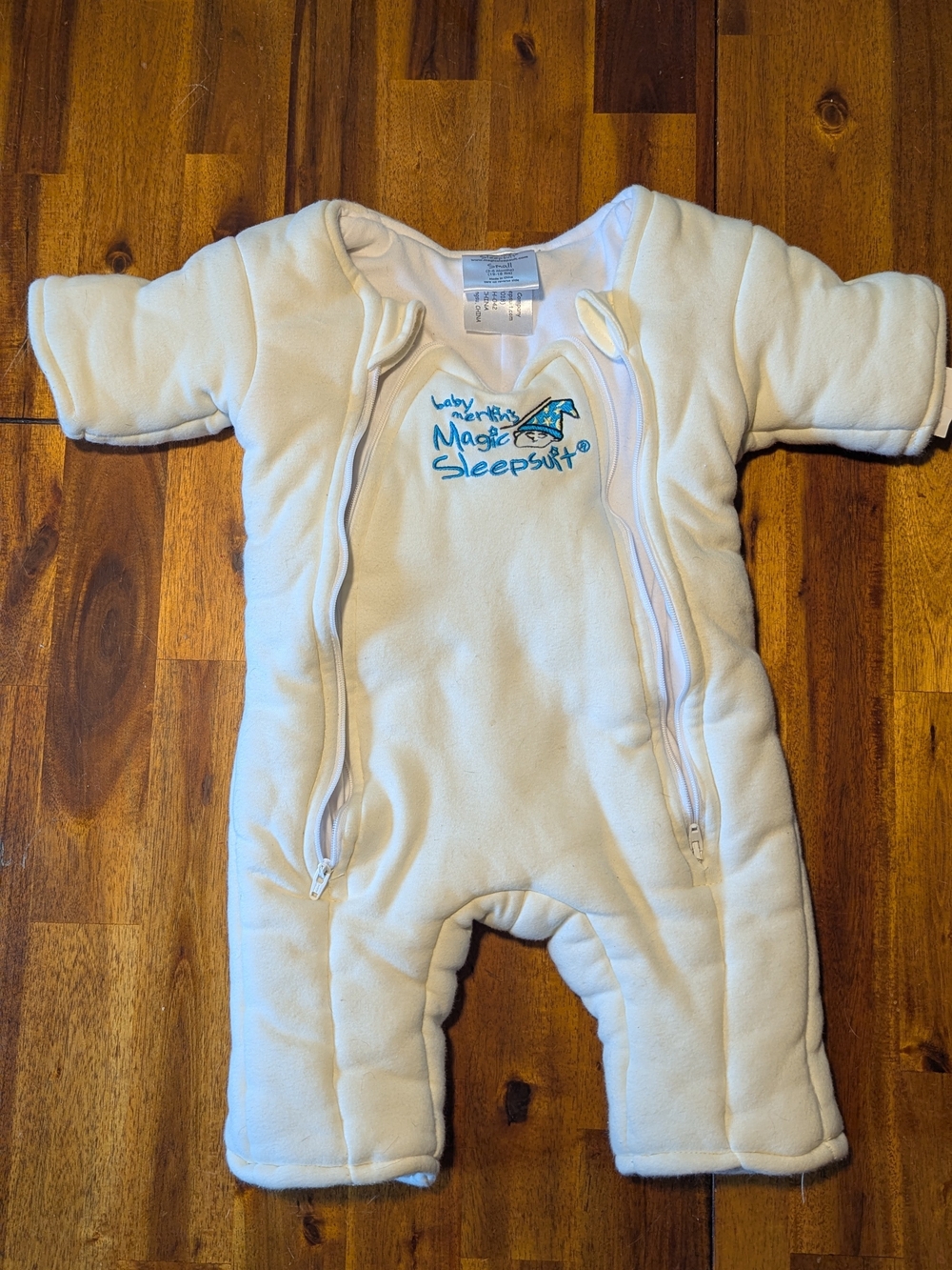 Baby Merlin Magic Sleepsuit - White